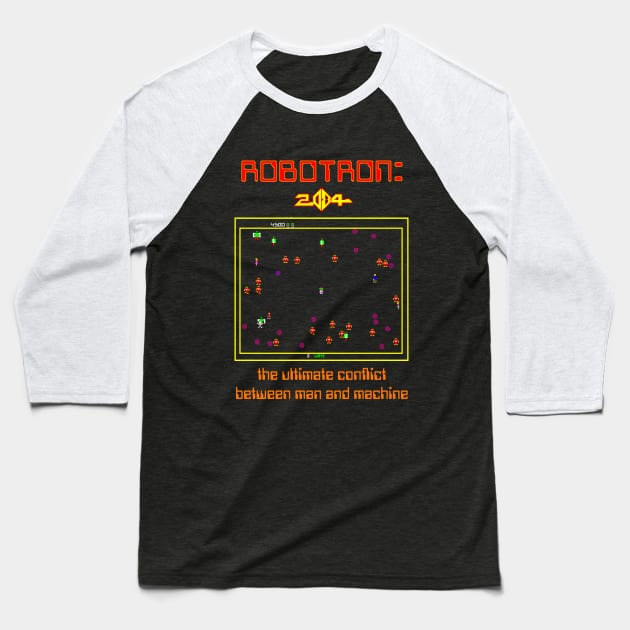 Robotron: 2084 Humanities Last Hope Baseball T-Shirt by TheObserver